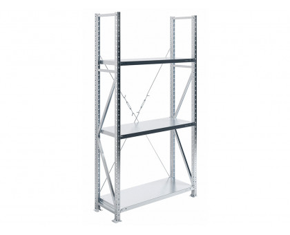 Стеллаж MS U 200/100x40/3 (Нагрузка на полку 300) Стеллаж MS U 200/100x40/3 (Нагрузка на полку 300)